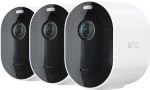 Arlo Pro 4 Wireless Spotlight Smart Security Camera 4MP - White (3 Pack) Indoor/ Outdoor Use