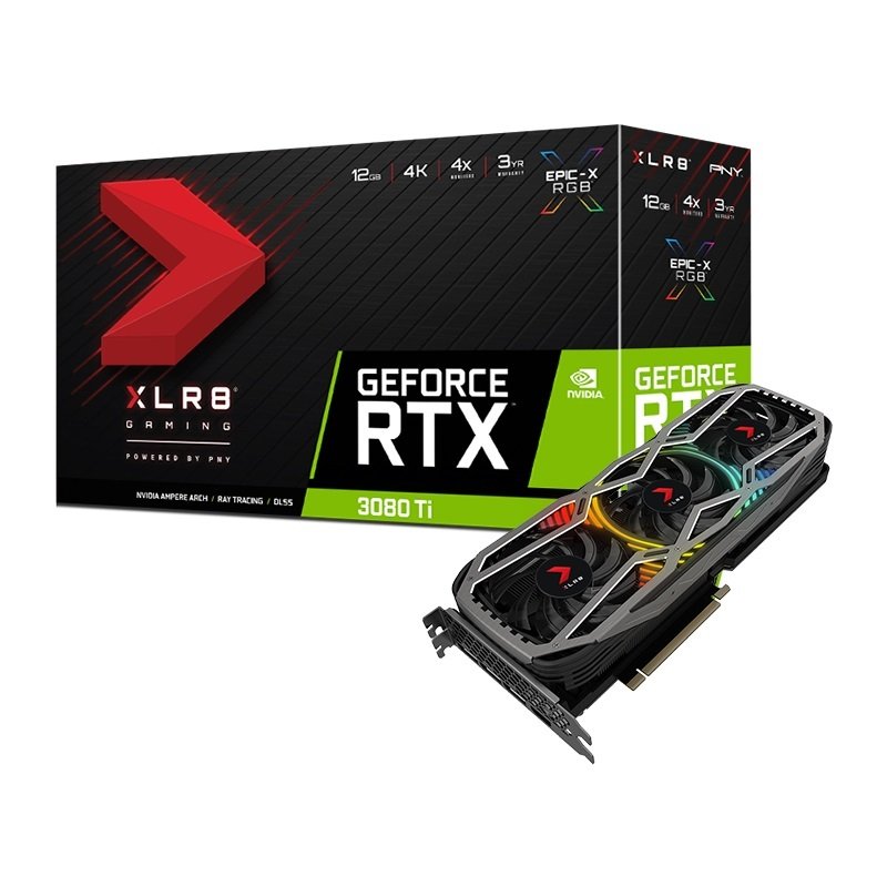 PNY GeForce RTX 3080 Ti 12GB XLR8 Gaming REVEL EPIC-X Graphics Card