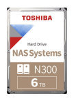 Toshiba N300 6TB High-Reliability NAS Hard Drive