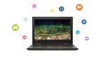 Lenovo 500e Intel Celeron N4120 8GB RAM 64GB eMMC 11.6" HD Intel UHD Chrome OS Convertible Chromebook - 81MC001FUK