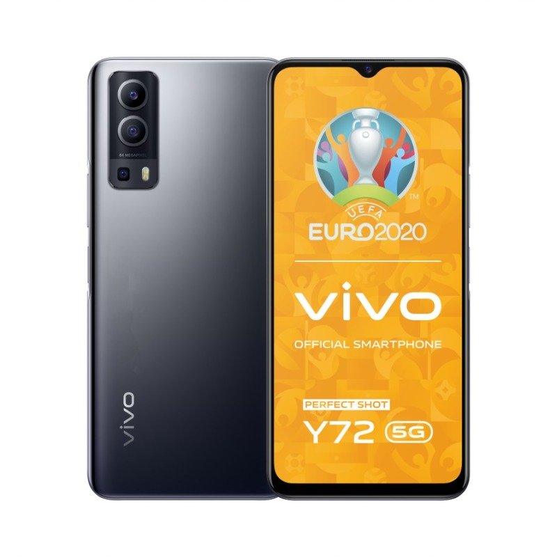 vivo Y72 5G 128GB Smartphone - Graphite Black