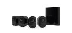 Arlo Ultra2 Wireless Home Security Camera System CCTV, 6-month battery life, WiFi, Alarm, Colour Night Vision, Indoor or Outdoor, 4K UHD, 2-Way Audio, Spotlight, 180° View, 4 Camera Kit, Black