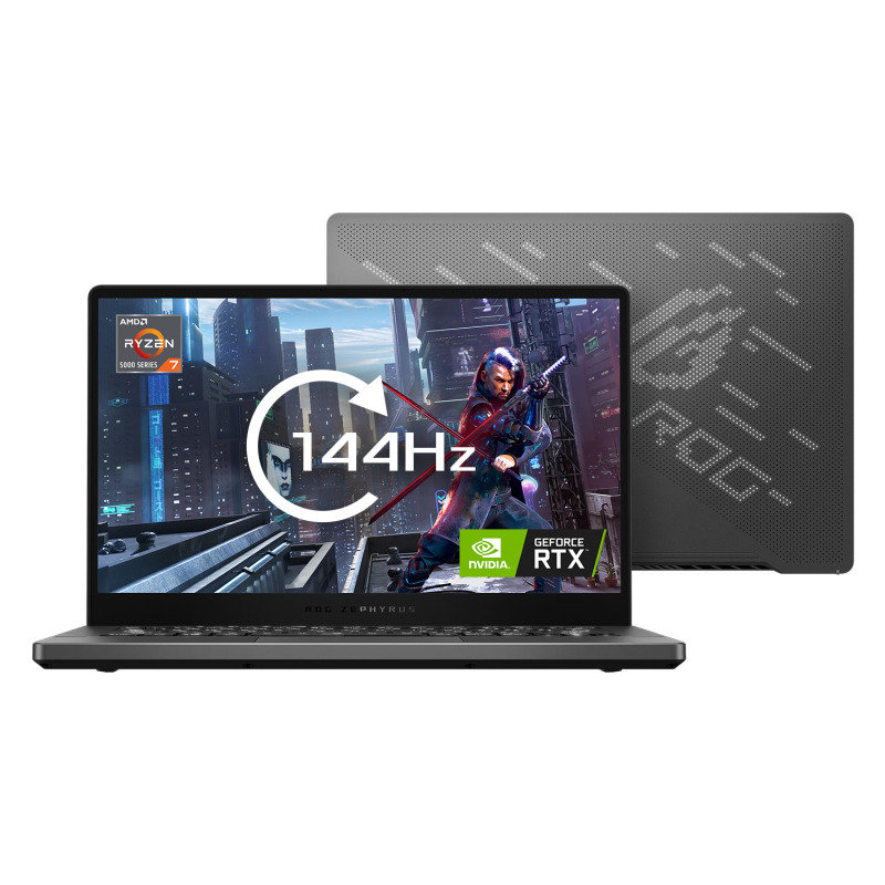 ASUS ROG Zephyrus G14 GA401 AMD Ryzen 7 5800HS 16GB RAM 512GB SSD NVIDIA GeForce RTX 3050 Ti 14" Full HD Windows 10 Home Gaming Laptop - GA401QE-HZ053T