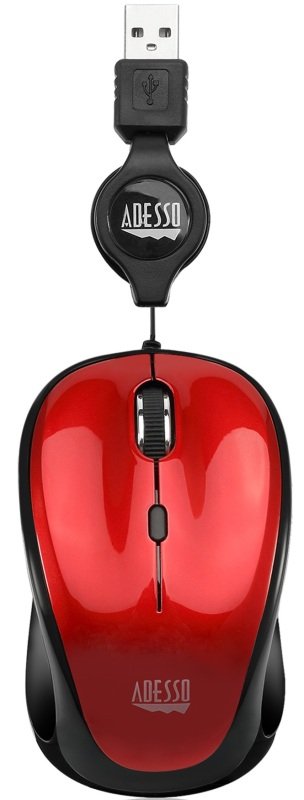 Adesso iMouse S8R USB Illuminated Retractable Mini Mouse