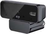 Adesso CyberTrack H6 4K Ultra HD USB Webcam with Built-In Stereo Microphone and Privacy Shutter