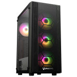 AlphaSync AMD Ryzen 5 5600G 8GB RAM 500GB SSD Windows 10 Home Gaming Desktop PC