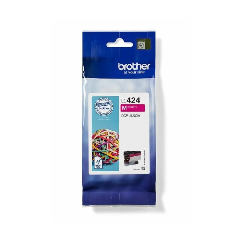 Brother Magenta Standard Capacity Ink Cartridge 750 Pages - Lc424m