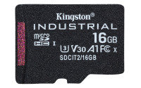 Kingston Industrial microSD 16GB C10 A1 pSLC Card + Without SD Adapter