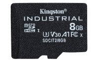 Kingston Industrial microSD 8GB C10 A1 pSLC Card + Without SD Adapter
