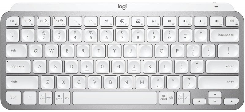 Logitech MX Keys Mini Keyboard - PALE GREY - UK
