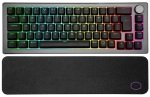 Cooler Master CK721 Wireless RGB Mechanical 65% Keyboard with Bluetooth - Red Switch, Space Grey