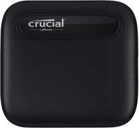 Crucial X6 500GB External Portable SSD - Black