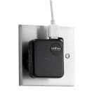 Veho VAA-003-BLK Universal USB UK Mains Plug Converter Black