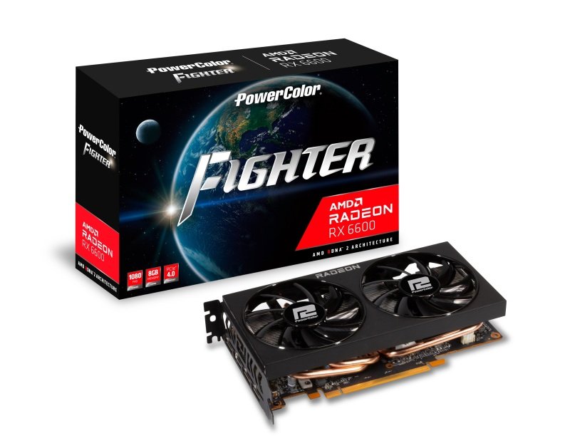 PowerColor Radeon RX 6600 8GB Fighter Graphics Card