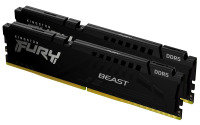 Kingston FURY Beast 32GB (16GB x 2) 5200MHz DDR5 CL38 DIMM Memory - Black