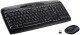 Logitech MK330 Wireless Keyboard and Mouse Deskset, Black