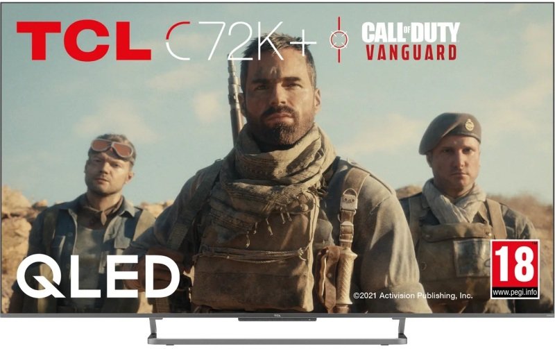 TCL QLED 55C728K 55 Smart 4K QLED Ultra HD TV with 100hz Motion Clarity Pro