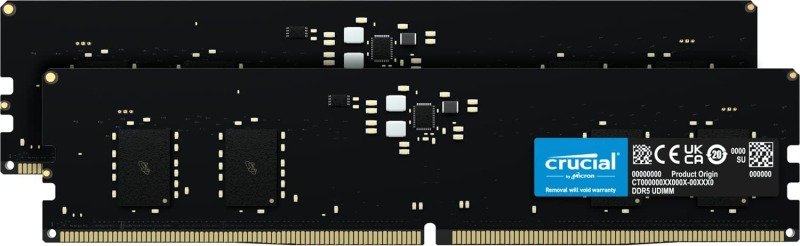 Crucial 16GB (2x8GB) 4800MHz CL40 DDR5 Desktop Memory