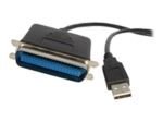 Startech USB to Parallel Printer Adapter Black
