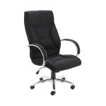 Avior Richmond High Back Executive Chair Fabric - Black KF74187