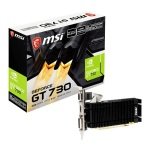 MSI GeForce GT 730 2GB LP V1 Graphics Card