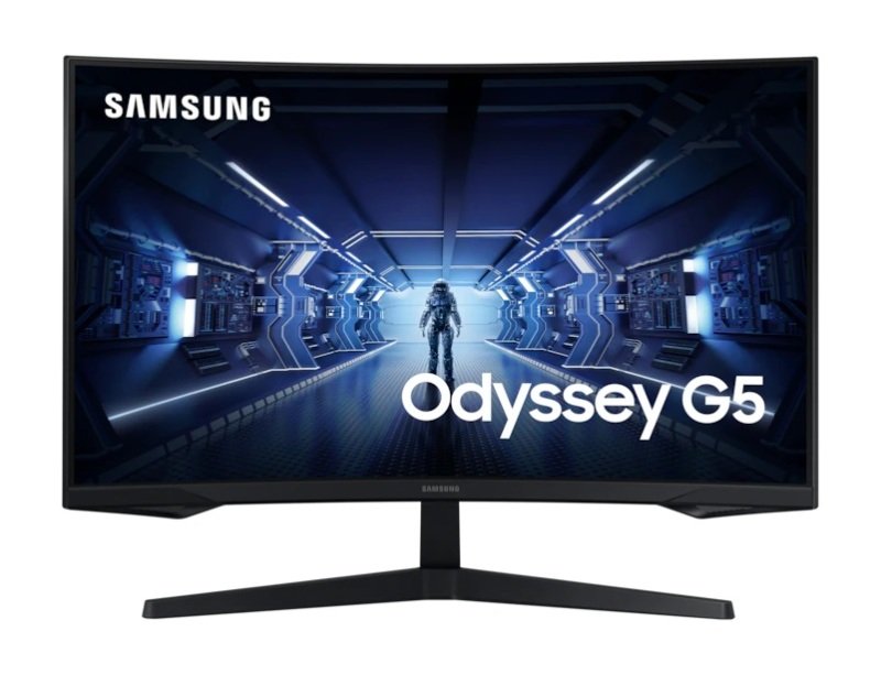 EXDISPLAY Samsung Odyssey G5 32" WQHD Gaming Monitor with 1000R curved screen