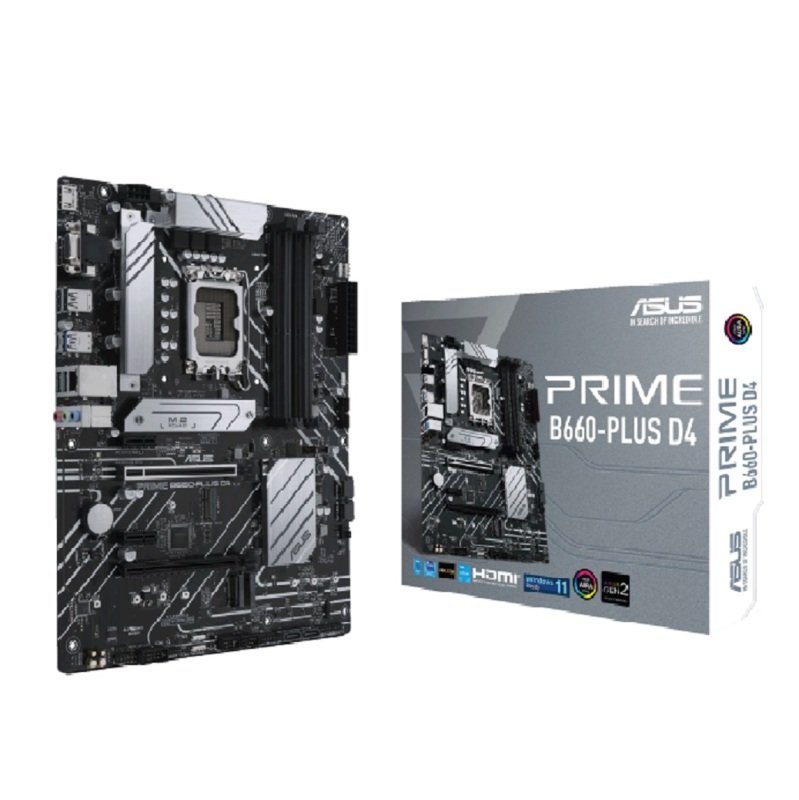 ASUS Intel PRIME B660-PLUS D4 LGA 1700 DDR4 ATX Gaming Motherboard