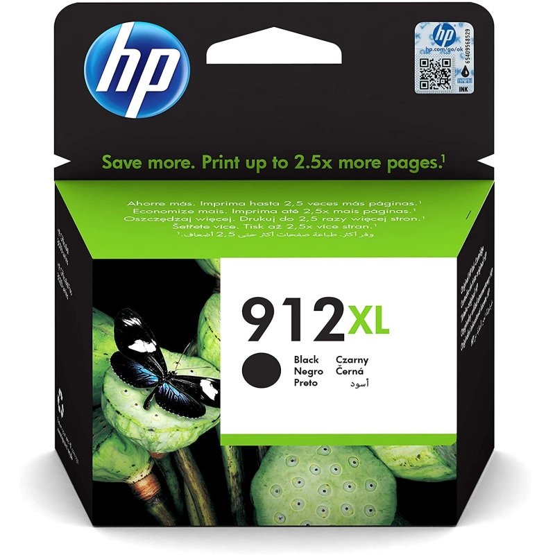 HP 912XL High Yield Black Original Ink Cartridge