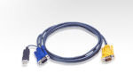 ATEN 2L-5202UP - Keyboard / video / mouse (KVM) Cable 1.8m