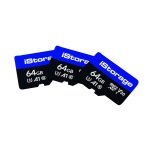 iStorage 64GB Micro SD Card - 3 Pack