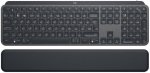 Logitech MX Keys Plus Wireless Bluetooth UK Layout Keyboard + Palm Rest, Graphite