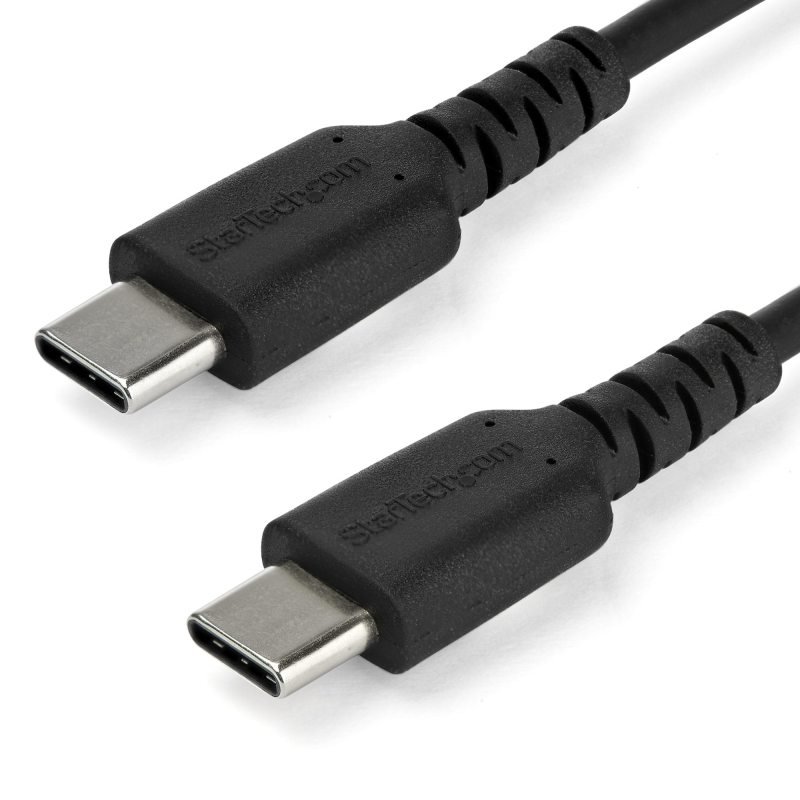 Startech 1m USB C Charging Cable - Durable Fast Charge & Sync USB 2.0 Type C to USB C Laptop Cha