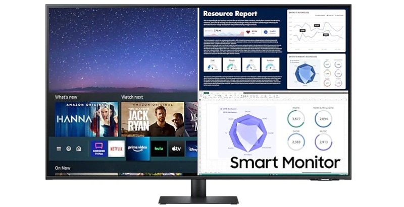 Samsung LS43AM700U 43" 4K Ultra HD 60Hz Smart Monitor - Black
