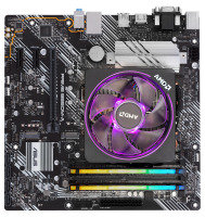 AlphaSync AMD Ryzen 5 5600X B550M-A Motherboard 16GB RAM Custom PC Bundle