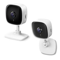 2 Pack TP-Link Tapo C100 1080P Indoor Security Wifi Camera with Night Vision - Works with Alexa & Google Home