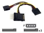 StarTech SATA to LP4 with 2x SATA Power Splitter Cable