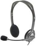 Logitech Stereo Headset H110 with noise-cancelling microphone for PC