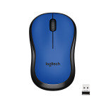 Logitech M220 Ambidextrous Wireless Silent Mouse - Blue