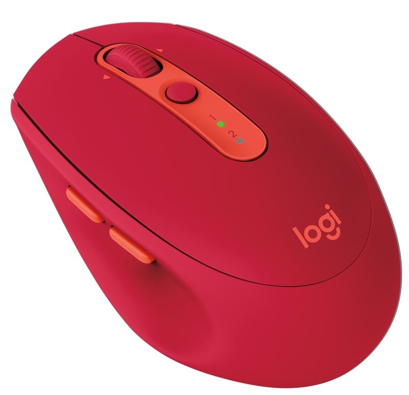 Logitech M590 Multi-Device Silent Ruby Wireless Mouse