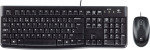 Logitech MK120 Wired Keyboard and Mouse Desktop, Black
