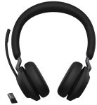 Jabra Evolve2 65 USB-A Bluetooth Wireless Stereo Headset Certified for MS Teams, Black