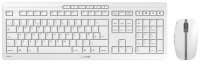Cherry Stream Desktop Recharge Wireless Mouse and Keyboard Set, Grey