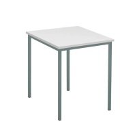First Square Table 750x750x730mm White KF80354