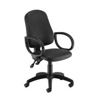 First Calypso Operator Chair with Fixed Arms Polyurethane