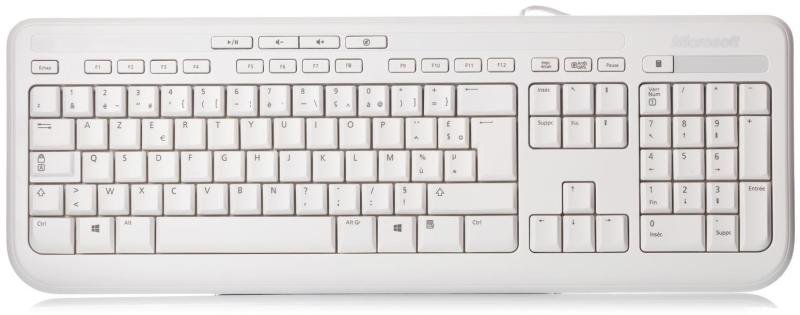 Microsoft Wired Keyboard 600 White - USB