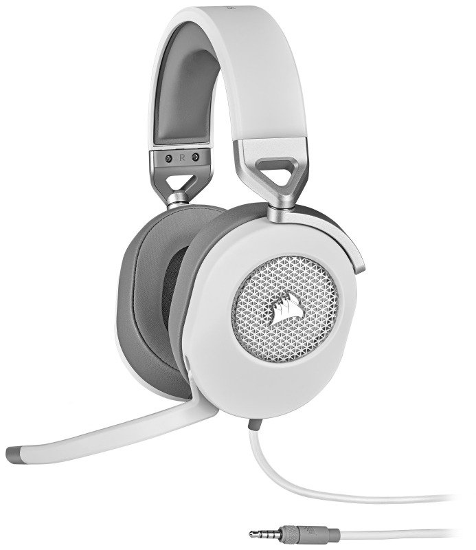CORSAIR HS65 SURROUND Gaming Headset - White | Ebuyer.com