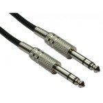 6.35mm Male to Male Audio Cable - Nickel Connectors