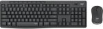 Logitech MK295 Silent USB Wireless Keyboard and Mouse Deskset, Black