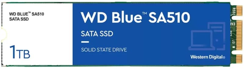 WD Blue SA510 1TB M.2 SATA Gen3 SSD