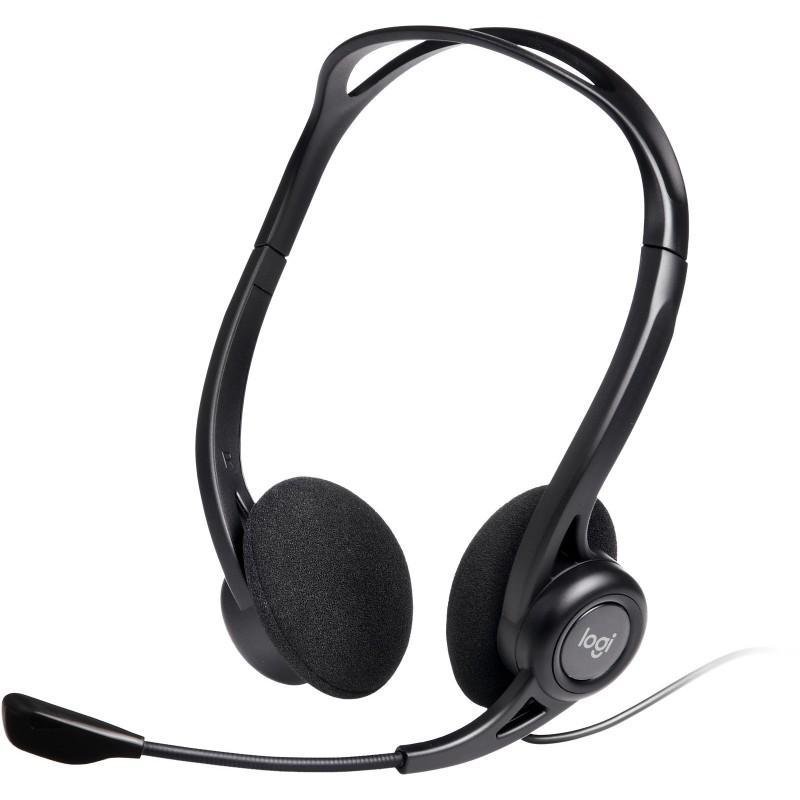 Logitech PC 960 USB-A Stereo Headset with Noise Cancelling Microphone